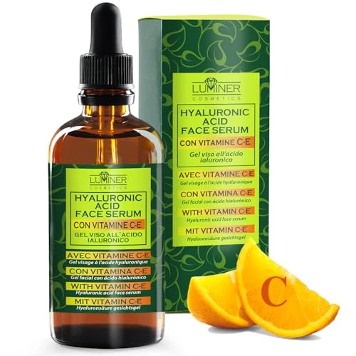 Oferta limitada: LUMINER Sérum Facial Ácido Hialurónico Antiarrugas y Antimanchas (100 ml) | Fórmula Natural con Baba de Caracol, Aloe Vera y Vitamina C-E - Hidratante y Voluminizador - Fabricado en Italia de 9.99 € a 9.99 € (ahorro 0.00%)