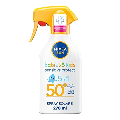 Limited-time offer: NIVEA Babies & Kids Sensitive Protect Gentle Skin Lotion Spray, 270 ml (9.13 fl oz), Chamomile-Enriched, Non-Perfumed, Water-Resistant Trigger Spray for Everyday Care from $49.80 to $49.80 (save 0.00%)