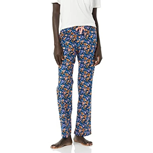 Tijdelijke aanbieding: Amazon Essentials Poplin Slaapbroek voor dames, diepblauwe bloemen Camo, S van 22.99 € naar 22.99 € (0.00% korting)