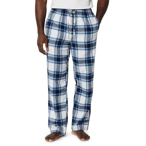 Oferta limitada: Amazon Essentials Pantalones de Pijama de Franela Transpirable para Hombre (Disponible en Tallas Grandes), Blanco Gris Cuadros Escoceses, XS de 16.40 € a 16.40 € (ahorro 0.00%)