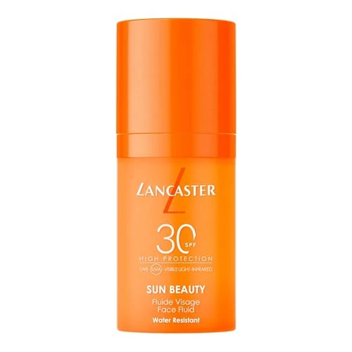Offerta a tempo: Lancaster Sun Beauty, Nude Skin Sensation - Fluido Protezione Solare SPF30, Protegge da Raggi UVB, UVA, Luce Visibile, Infrarossi, 30 ml - 30% da 38.00 € a 26.69 €