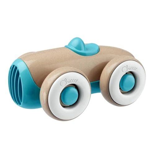 Oferta limitada: Chicco Car Eco+, Coche de Juguete para Bebés y Niños, Sin Pintura, Plástico Reciclado y Bioplástico, Diseño Vintage, Desarrolla la Coordinación Ócular-Manual, Juguetes para Niños de 1 a 3 Años, Azul de 10.90 € a 8.50 € (ahorro 22%)