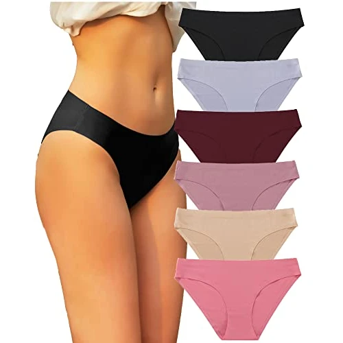 Tijdelijke aanbieding: FINETOO 6er Pack Unterhosen Damen Seamless Slips Nahtlo Hipster Unsichtbare Unterhose Sexy Unterwäsche Bequem Dessous Frauen Panties Bikini Mehrpack XS-2XL van 25.99 € naar 25.99 € (0.00% korting)