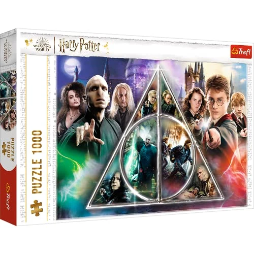 Offerta a tempo: Trefl - Harry Potter, Doni della Morte - Puzzle da 1000 Elementi - Collage con Personaggi del Film, Fai Da Te, Intrattenimento Creativo, Divertimento, per Adulti e Bambini Sopra i 12 Anni - 0% da 10.90 € a 10.90 €