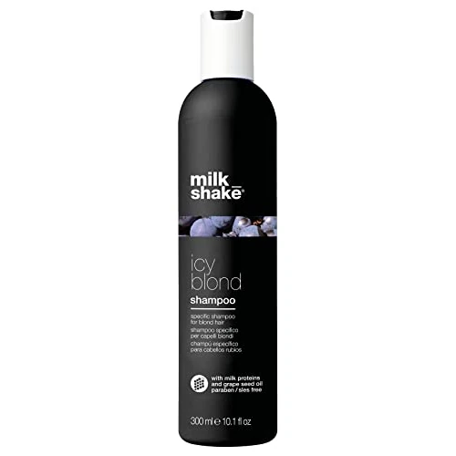 Oferta limitada: milk_shake | Icy Blond Shampoo 300 ml, Acondicionador específico anti-amarilleo para cabellos rubios o decolorados, con pigmento negro, Made in Italy de 18.94 € a 16.79 € (ahorro 11%)