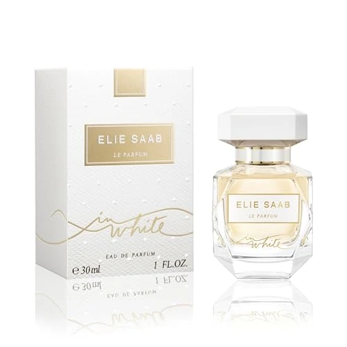 Oferta limitada: Elie Saab Le Parfum in White 30 ml – Eau de Parfum de Mujer – Fragancia Chipre Frutal – Vibrantes Notas de Frutos Rojos, Pera y Pachulí – Botella de Cristal Transparente de 42.08 EUR a 42.08 EUR (ahorro 0%)