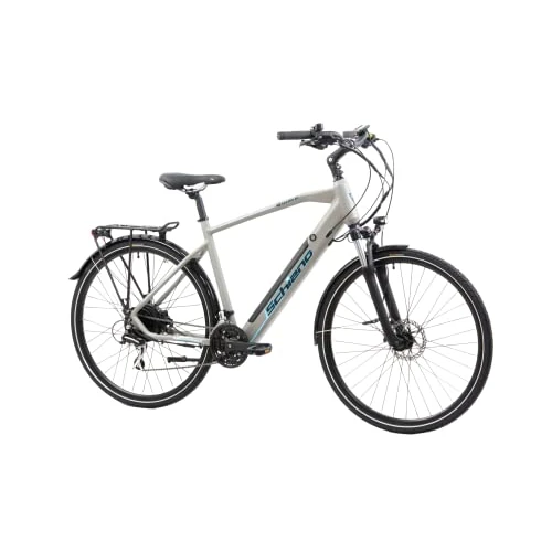 F.lli Schiano E-Wave Vélo électrique pour Homme, argenté, 71 cm