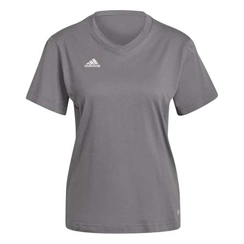 Adidas Femme Entrada 22 Tee, Team Grey Four, XXS