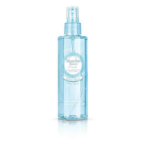 Offerta a tempo: Perlier Acqua Profumata Corpo Muschio Bianco, Acqua Corpo, Fragranza Morbida Delicata e Avvolgente, Profumo Donna Delicato per Uso Quotidiano, 200 ml - 36% da 12.90 € a 8.27 €