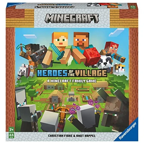 Offerta a tempo: Ravensburger - Minecraft Heroes of the Village, Gioco da tavolo 7+, 2-4 giocatori - 23% da 39.99 € a 30.69 €