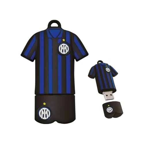 Limited offer: Inter USB Flash Drive | 32GB USB 2.0 | Football Design | Keychain | Universal Compatible | Official Inter-Product | 13-15MB/s Read, 6-8MB/s Write, Black from 19.99 EUR to 13.33 EUR (save 33%)