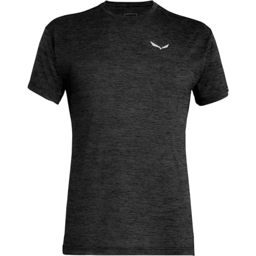 Salewa Puez Melange Dry T-Shirt Men, Black Out Melange, XXXL