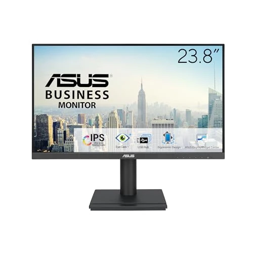 Limited-time offer: ASUS Business VA24DQFS - 24 Inch Full HD Monitor - Frameless, Ergonomic, Adaptive Sync, EPEAT Gold - 100 Hz, 16:9 IPS Panel, 1920 x 1080 - DP, HDMI, D-Sub, USB Hub, Speaker from 140.33 GBP to 140.33 GBP (save 0%)