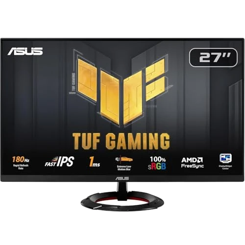 Limited offer: ASUS TUF Gaming VG279Q3R Gaming Monitor – 27-inch, Full HD(1920x1080), 180Hz, Fast IPS, Extreme Low Motion Blur™, 1ms (GTG), FreeSync™, Variable Overdrive, 100% sRGB from 209.00 EUR to 209.00 EUR (save 0%)