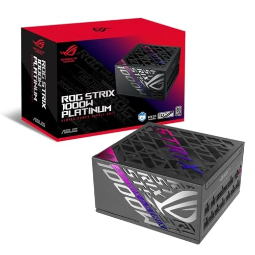 Tijdelijke aanbieding: ASUS ROG Strix 1000W Platinum Voeding, 80Plus Platinum, ATX 3.1, Cybenetics Lambda A+, GAN Mosfet, GPU-First Intelligent Voltage Stabilizer, 10 Jaar dekking van 225.00 € naar 225.00 € (0.00% korting)