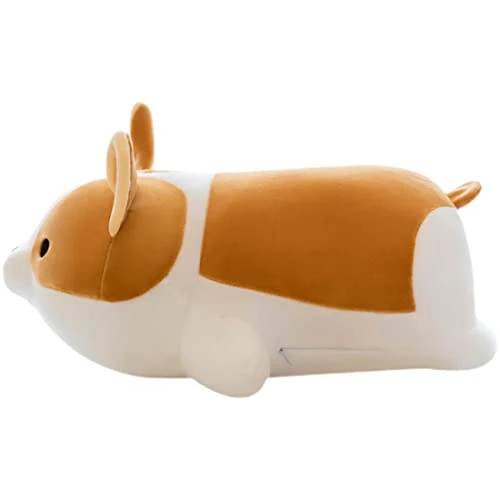 Yeqivo Peluche Corgi morbida e cuscino Shiba Inu Akita Regali (60CM,Corgi)