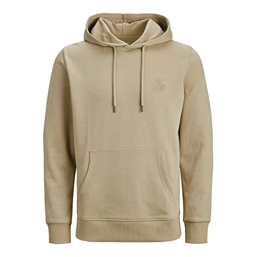Oferta limitada: JACK & JONES Moda Hombre JJEBASIC Logo Sweat Hood, Crockery/Tonal, L de 14.23 € a 14.23 € (ahorro 0.00%)