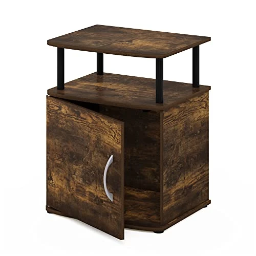 Limited-time offer: Furinno JAYA Side Table, End Table with Door Cabinet, Night Stand, Bedside Table, for Living Room, Bedroom, Amber Pine from 33.47 GBP to 27.99 GBP (save 16%)