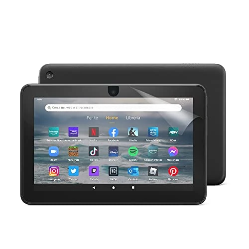 Offerta a tempo: NuPro Pellicola di protezione schermo per tablet Amazon Fire 7 (12ª generazione, modello 2022), confezione da 2 pezzi - 13% da 15.99 € a 13.99 €