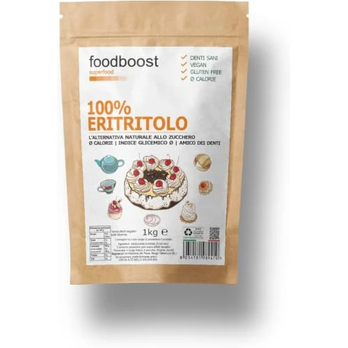 Oferta limitada: Eritritol 1 kg foodboost -sustituto del azúcar - 0 kcal - 100% puro - mismo poder edulcorante que el azúcar de cocina, apto para diabéticos y dietas bajas en calorías o equilibradas - contra la caries de 13.95 € a 13.95 € (ahorro 0.00%)