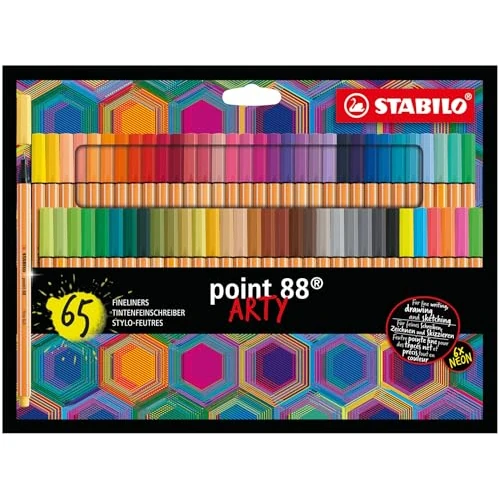 Zeitlich begrenztes Angebot: STABILO - Fineliner - point 88 - ARTY - 65er Pack von 48.53 € auf 48.53 € (0.00% Rabatt)