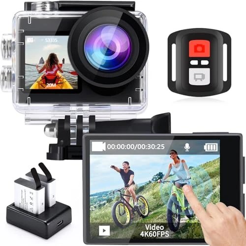 Limited-time offer: icefox i8 20MP 5X Zoom Action Camera, Waterproof Underwater Camera with Optimized EIS, Snap Pro Video & Photo Editing, WiFi Remote Control for Diving, Cycling, and Vlogging from $51.29 to $48.72 (save 5%)