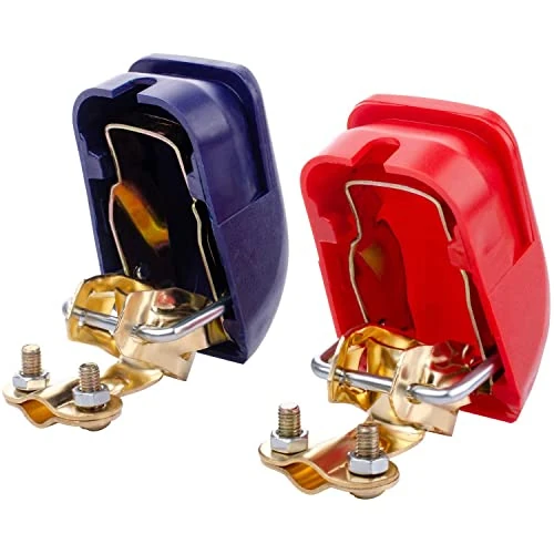 Zeitlich begrenztes Angebot: Greluma 1 Paare Schnellkupplungen Batterie-Schnell-Trennklemmen mit roter (+) und Blauer (-) Abdeckung von 8.99 € auf 8.99 € (0.00% Rabatt)