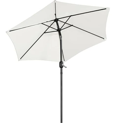 Oferta limitada: Yaheetech Parasol Sombrilla Jardín 230cm/270cm Inclinable con Manivela Parasol Terraza Exterior Piscina Patio Balcón Impermeable Protección UV 230cm Crema de 45.99 € a 45.99 € (ahorro 0.00%)