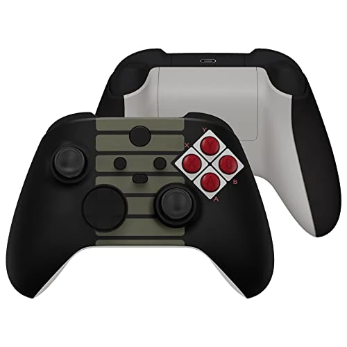 Limited-time offer: eXtremeRate Full Set Shell Buttons for Xbox Series X & S Controller, Classics NES Style Replacement Side Rails Grips Front Back Plate Cover for Xbox Core Wireless Controller [Controller Excluded] from 15.63 GBP to 15.63 GBP (save 0%)