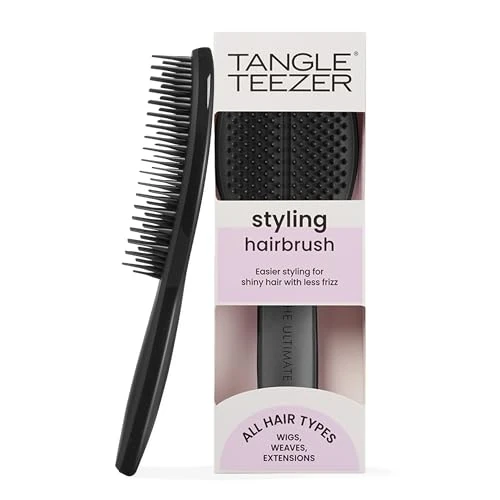 Limitiertes Angebot: Tangle Teezer The Ultimate Styler Haarbürste – Für Perücken, Weaves, Extensions & Clip-Ins – Verleiht Volumen, Textur, Glanz & hilft beim Ausbürsten von Locken – Schwarz von 19.00 EUR auf 14.30 EUR (Spare 25%)