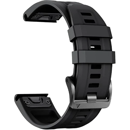 Zeitlich begrenztes Angebot: NotoCity Kompatibel mit Garmin Fenix 7/6/5/7 Pro/6 Pro/5 Plus/8 47mm,Quickfit 22mm Armband für Garmin Forerunner 945/955/965/970/E 45mm/Approach S60/S62/S70 47mm(Schwarz) von 12.45 € auf 11.82 € (5% Rabatt)
