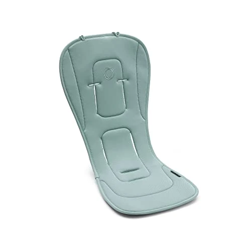 Bugaboo Colchoneta Doble Confort para carritos, Comodidad para todas las estaciones, Ajuste mejorado, Compatible con todos los carritos Bugaboo, Reversible, Malla 3D supersuave, Pine Green