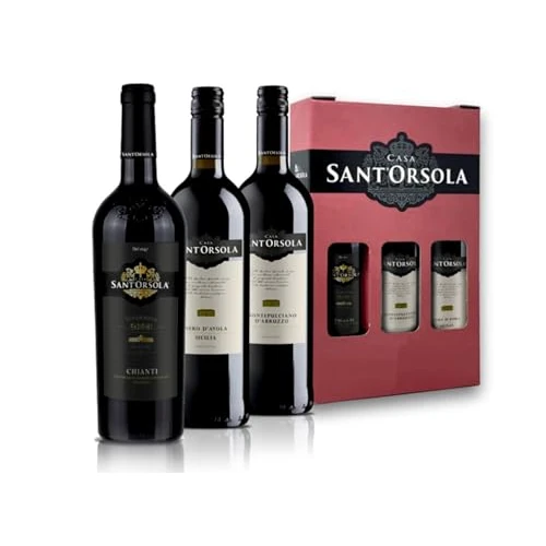Begrenztes Angebot: Sant'Orsola Chianti D.O.C.G. + Montepulciano D.O.C. d'Abruzzo + Nero d'Avola D.O.C. Italien Rotwein Geschenkbox (3 x 0.75 l) von 22.35 EUR auf 22.35 EUR (Rabatt 0%)