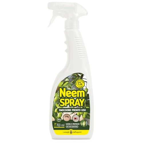 Offerta a tempo: Olio di Neem per Piante 750 ml – Olio di neem pronto uso Insetticida Naturale controAfidi, Cocciniglia e Insetti- Olio di Neem Spray per Orto, Giardino e Piante Ornamentali - 11% da 12.90 € a 11.50 €