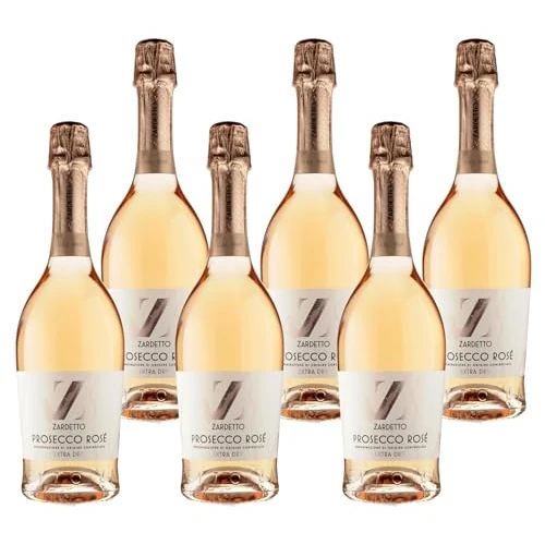 Offerta a tempo: Zardetto Prosecco Rosè Extra Dry Doc - Cartone da 6 x 750 ML - 0% da 37.38 € a 37.38 €