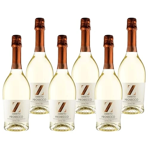 Offerta a tempo: Zardetto Prosecco Extra Dry Doc - Cartone da 6 x 750 ML - 51% da 40.68 € a 19.99 €