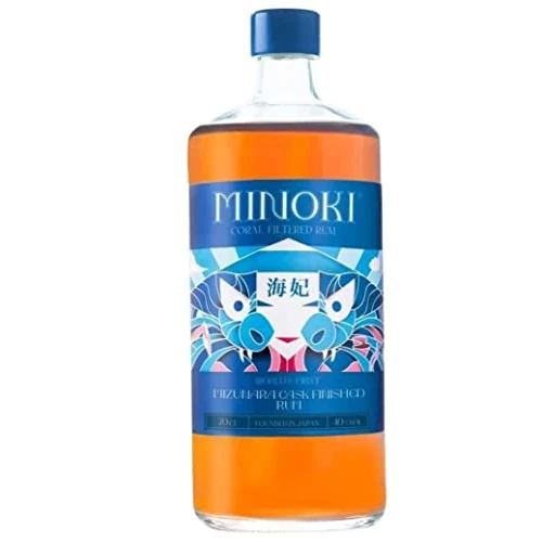 Minoki Coral Filtered World's First Mizunara Cask Finished Rum 40% Vol. 0,7l in Giftbox