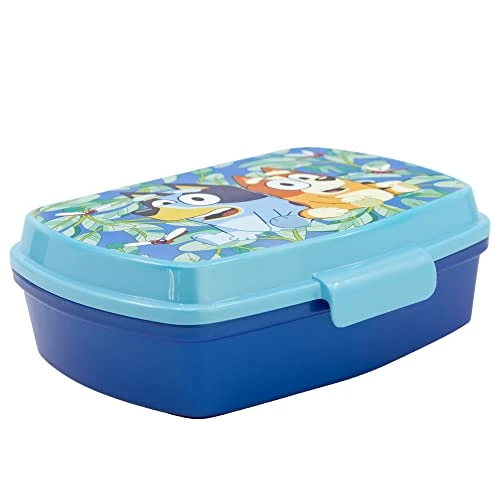 Offerta a tempo: STOR Porta Merenda Bambini Bluey, Lunch Box Rettangolare 1333ml, Senza BPA, Plastica Resistente, Ideale per Scuola e Spuntini - 38% da 7.99 € a 4.99 €