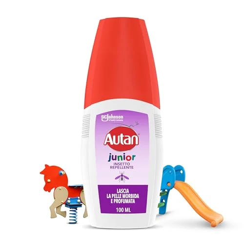 Offerta a tempo: Autan Junior Vapo Spray Antizanzare, Repellente Zanzare, Dermatologicamente Testato, Protezione fino a 4 ore per bambini dai 2 anni, 1 Confezione da 100ml - 37% da 7.95 € a 4.99 €