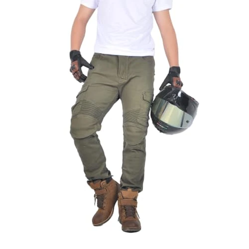 Oferta limitada: Pantalón Moto Hombre, Vaqueros Moto Stretch, Cintura Elástica y Diseño Cómodo para Uso Urbano y Diario de 53.99 € a 53.99 € (ahorro 0.00%)