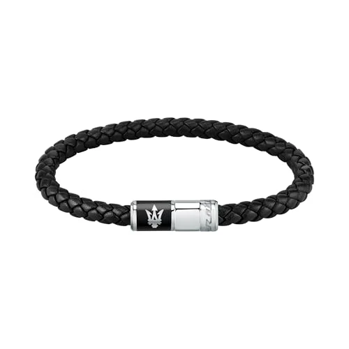 Offre limitee: Maserati Jewels Bracelet Homme, en Acier, cuir recycl, mail - JM222AVE07 de 69.00 EUR a 55.20 EUR (economie 20%)