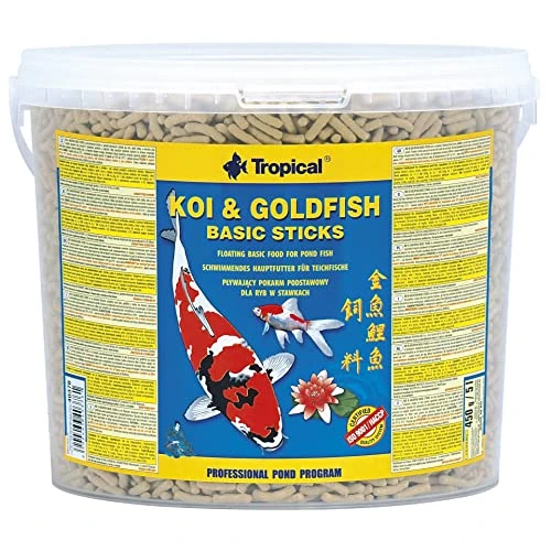 Offerta a tempo: KOI&GOLDFISH BASIC STICKS 5L / 430g - alimento completo e galleggiante per koi, pesci rossi e altre carpe ornamentali allevate in laghetti - 0.00% da 9.99 € a 9.99 €