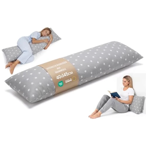 Offerta a tempo: Cuscino per dormire sul fianco 40x145 cm cuscino lungo ergonomico Cotone - 0.00% da 30.97 € a 30.97 €