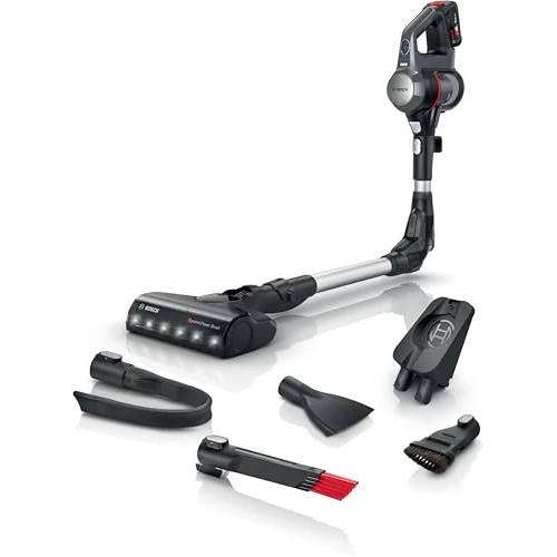 Oferta limitada: Bosch, aspirador sin cable, Unlimited 7, pack de batería de 3.0 Ah, Tubo flexible, diseño ligero, accesorios, luces LED, granito oscuro, BCS711A de 232.61 EUR a 232.61 EUR (ahorro 0%)