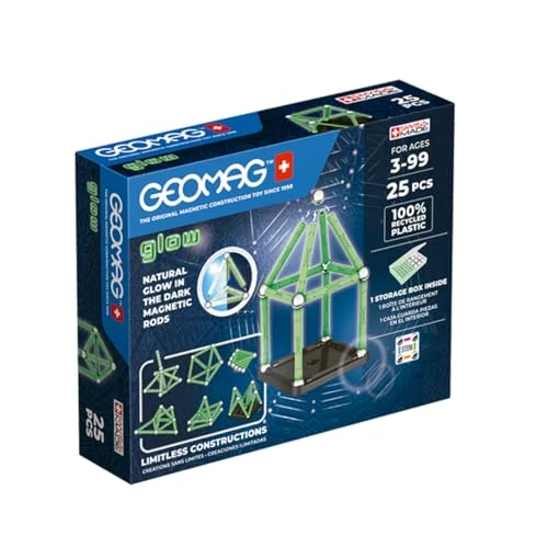 Offerta a tempo: Geomag 328 Glow Recycled 25 pcs - 39% da 20.00 € a 12.28 €