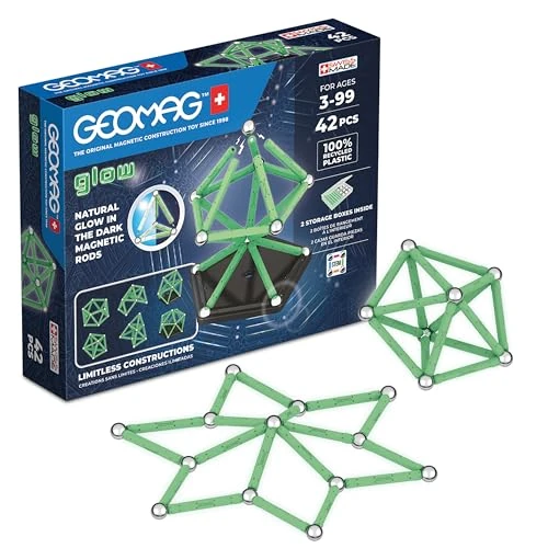 Limited offer: Geomag - Glow Recycled, 329, White from 59.00 EUR to 59.00 EUR (save 0%)
