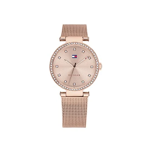 Oferta limitada: Tommy Hilfiger Reloj Analógico de Cuarzo para Mujer con Correa de Malla de Acero Inoxidable de Oro Rosa - 1782508 de 104.24 € a 104.24 € (ahorro 0.00%)