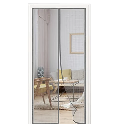 Oferta limitada: Mosquitera Puerta Magnetica de, calidad mejorada mosquitera puerta Talla Personalizado, Adecuado para Todos los Tamaños de Puerta de Balcón, Puerta de Salón, Puerta Corredera Exterior. Gris Puro de 9.99 € a 9.99 € (ahorro 0.00%)