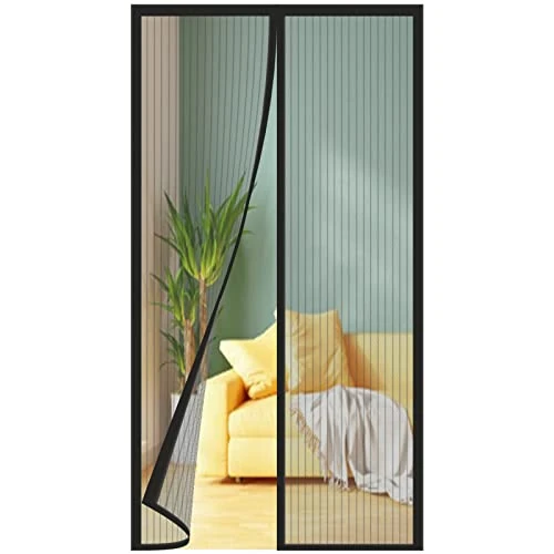 Offerta a tempo: Zanzariera Magnetica per Porte, Varie Taglie, Versione aggiornata, 75x240 cm, Tenda Zanzariera, Maglia Fine, Adatto per balconi, cantine, camere da letto e porte scorrevoli, Strisce Nere - 0.00% da 23.49 € a 23.49 €