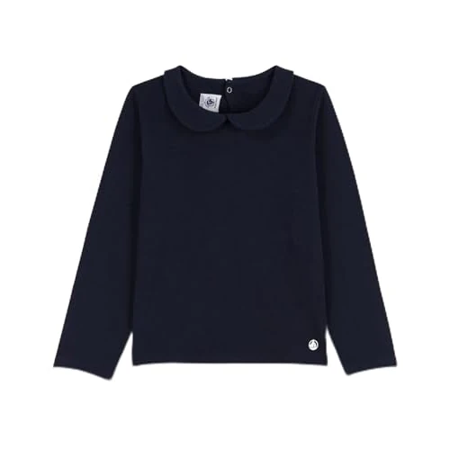 Oferta limitada: Petit Bateau A05FX, Camiseta de Manga Larga Niñas, Esmoquin Azul, 12 años de 21.95 € a 21.95 € (ahorro 0.00%)